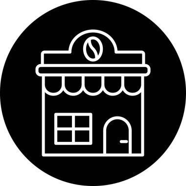 Bir ev simgesinin vektör illüstrasyonu