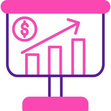 iş büyümesi simgesi vektör illüstrasyonu