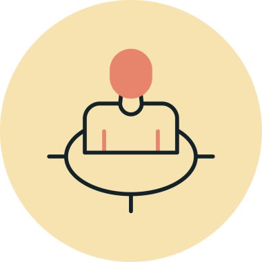 Web simgesi vektör illüstrasyonu