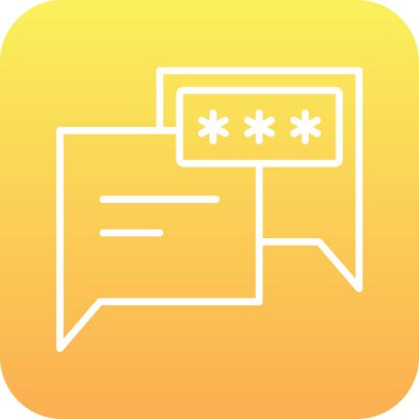 parola ikonu vektör illüstrasyonu