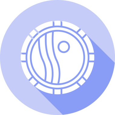 Modern bir simgenin vektör illüstrasyonu