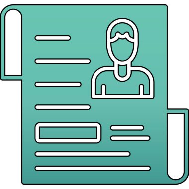 man simgesi, vektör illüstrasyonu