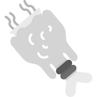 sigara dumanı simgesi düz stil duman