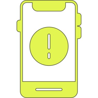 akıllı telefon simgesi vektör illüstrasyonu