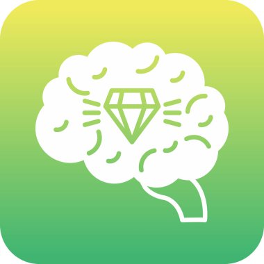 Elmas simgesi vektör illüstrasyonu