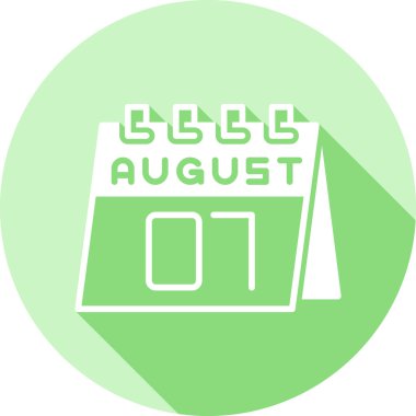 Yeşil ve mavi bir simgenin gösterimi