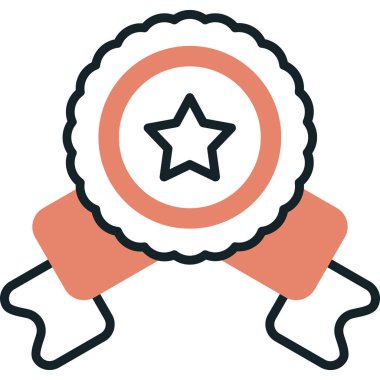 Ödül. Web simgesi basit illüstrasyon