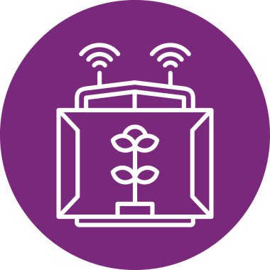 Modern simgenin vektör illüstrasyonu