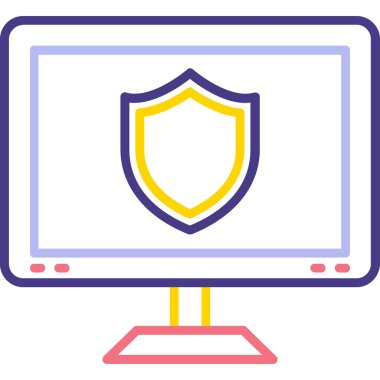 dizüstü bilgisayar simgesi, vektör illüstrasyonu beyaz arkaplanda izole edildi