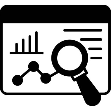 seo modern simgesinin vektör illüstrasyonu