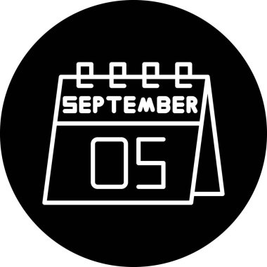 vektör takvimi simgesi, basit vektör illüstrasyonu