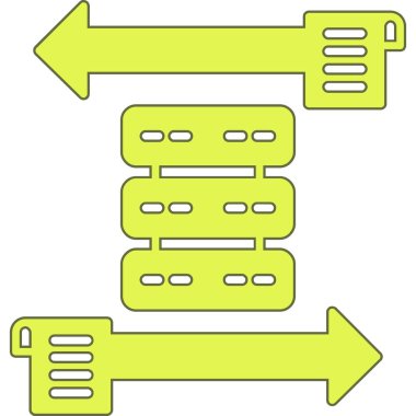 yeşil dizinler, illüstrasyon, beyaz arkaplan üzerindeki vektör.