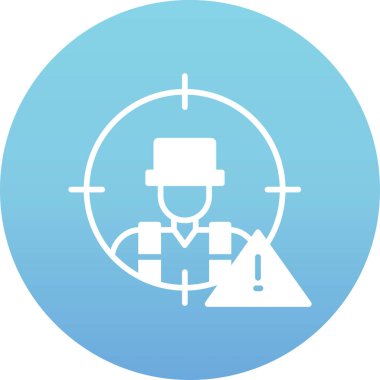 İş ikonu. Basit resimleme