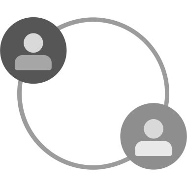 vektör düz daire simgesi