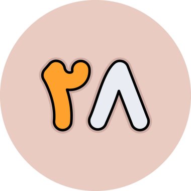 Seo simgesinin vektör illüstrasyonu