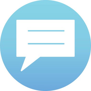 Konuşma balonu işaret tasarımı