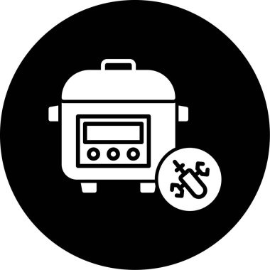 yemek ikonu, vektör illüstrasyonu