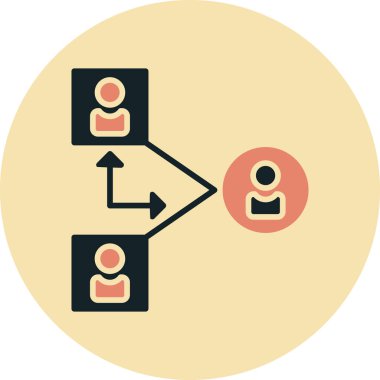 Ağ vektörü simgesi modern basit vektör illüstrasyonu