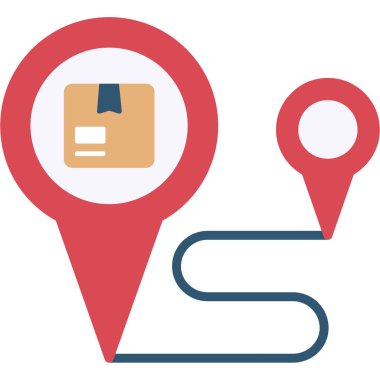 Harita işaretleyici vektör illüstrasyonuName