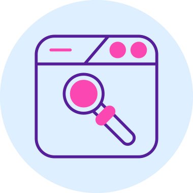 seo modern simgesinin vektör illüstrasyonu