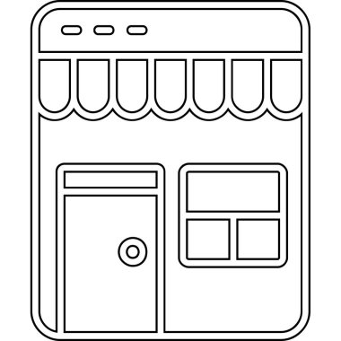 Buzdolabının vektör illüstrasyonu