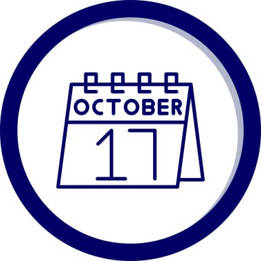 Takvim simgesinin vektör illüstrasyonu