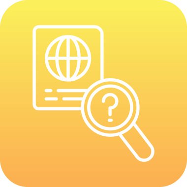 Arama simgesi vektör illüstrasyonu