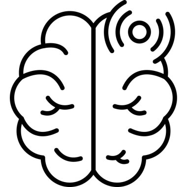 İnsan beyni simgesi, özet biçimi