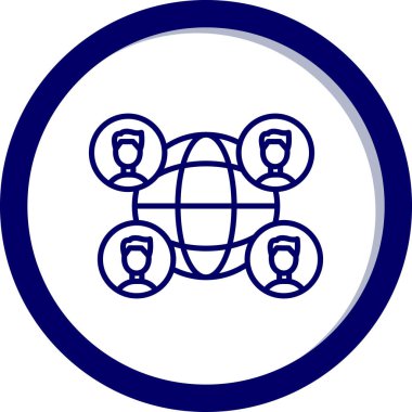 seo modern simgesinin vektör illüstrasyonu