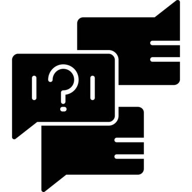 soru işareti simgesi, vektör illüstrasyonu