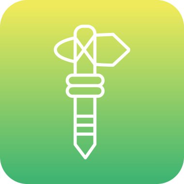 Modern bir simgenin vektör illüstrasyonu