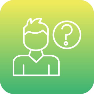 Kullanıcı modern simgesinin vektör illüstrasyonu