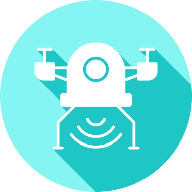 uydu simgesi vektör illüstrasyonu