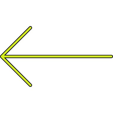 ok simgesi vektör illüstrasyonu