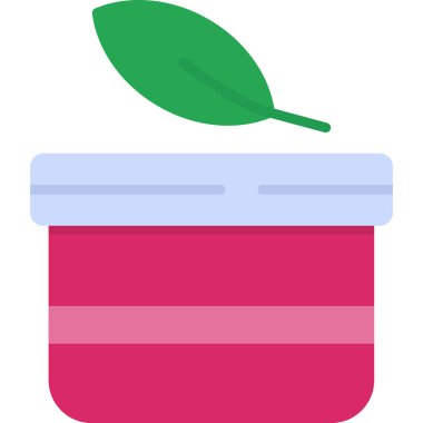 Bir pot simgesinin vektör illüstrasyonu