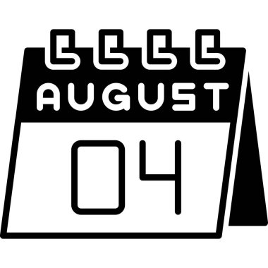 Takvim simgesi vektör illüstrasyonu