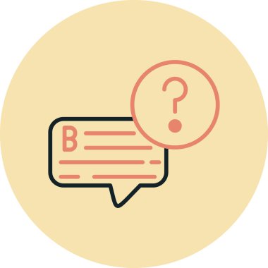 Soru işareti vektör illüstrasyonu