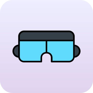 gözlük ikonu vektör illüstrasyonu