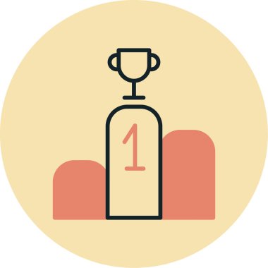 vektör ödülü Simgesi illüstrasyonu