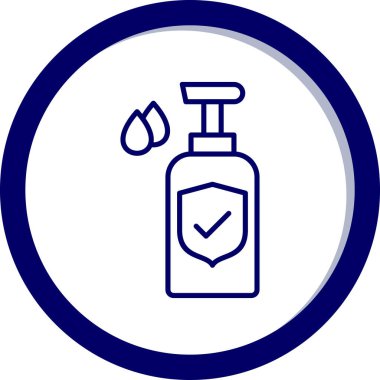 Yiyecek ve içecek ikonunun vektör illüstrasyonu.