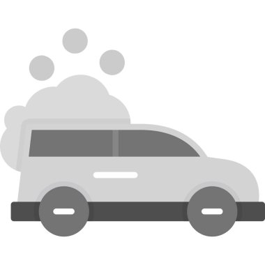 Hava kirliliği vektör simgesi