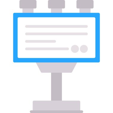 Ekran simgesi vektör illüstrasyonunu izle