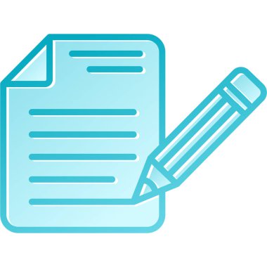 Kalem simgesi ile belge