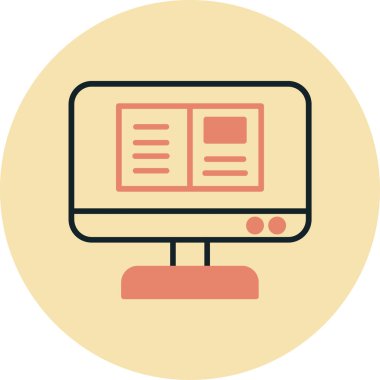 seo modern simgesinin vektör illüstrasyonu