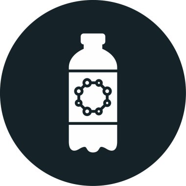 Su Şişe Simgesi Moda Biçimli Ayrı Arkaplan