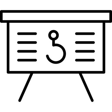 işletme panosu simgesi, vektör illüstrasyonu