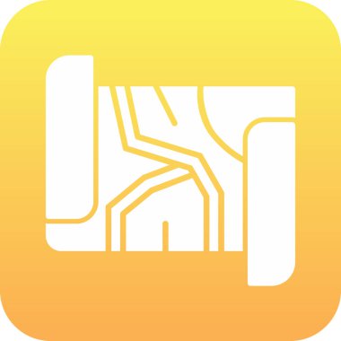 Modern b 'nin vektör illüstrasyonu eksik simgesi