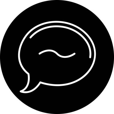 konuşma kabarcığı vektör çizimi