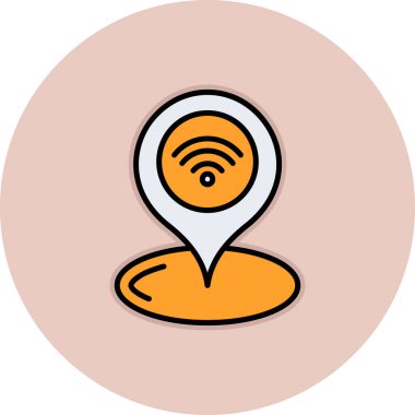 wifi simgesi vektör illüstrasyonu