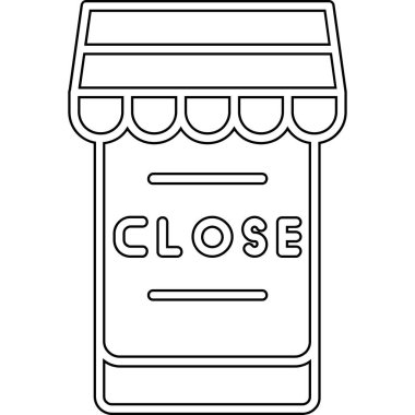 Alışveriş ve ticaret hattı vektör simgesi.